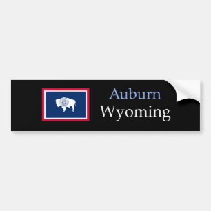 Auburn Wyoming Autoaufkleber