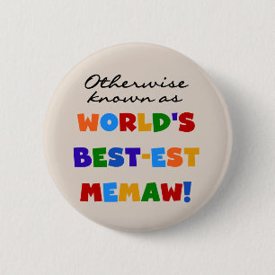 Auch bekannt als Best-est Memaw T-Shirts Button