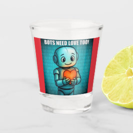 Auch Bots brauchen Liebe - Schnapsglas