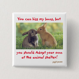 Auch Bunnies brauchen Liebe! Button