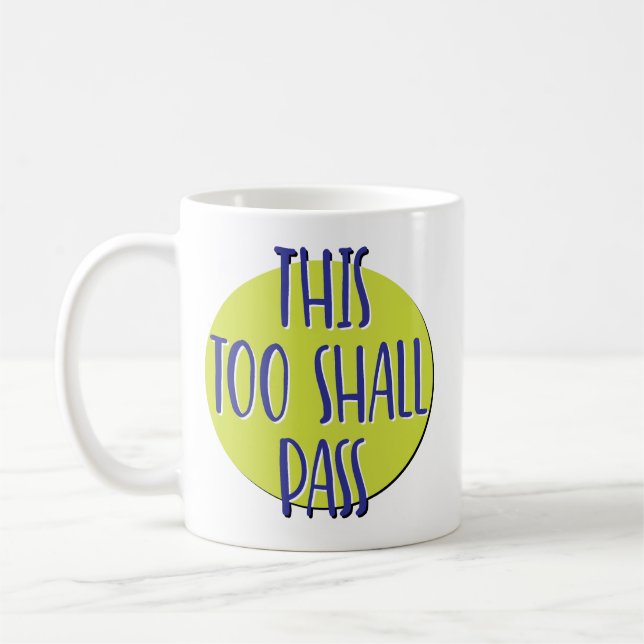 Auch diese Erholung-Slogan-Tasse Kaffeetasse (Links)