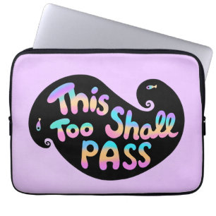 Auch diese Welle soll passieren Laptopschutzhülle