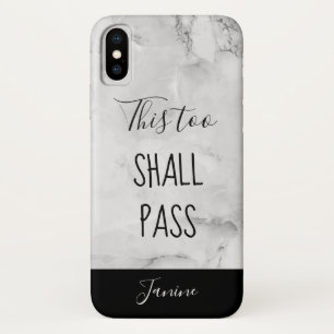 Auch dieser muss Niedlichen Marmorname Personalisi Case-Mate iPhone Hülle