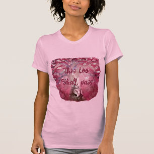Auch dieses Blätter muss Abstrakten Baumhirten ros T-Shirt