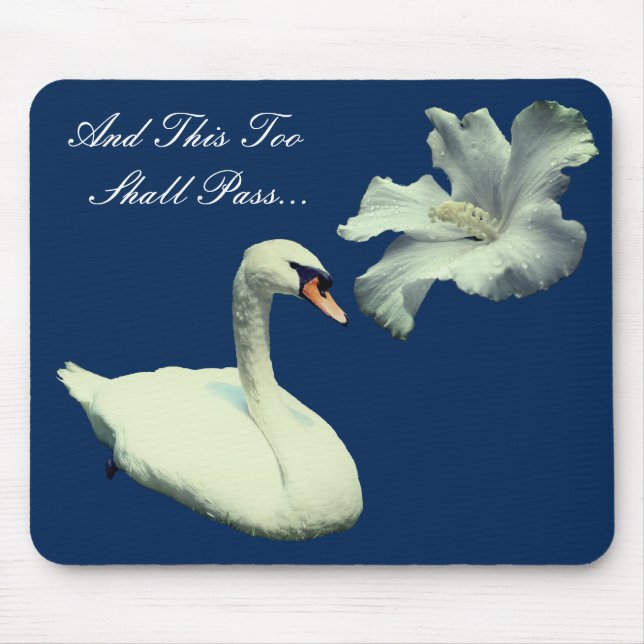 Auch dieses sollte Swan Inspiration passieren Mousepad (Vorne)