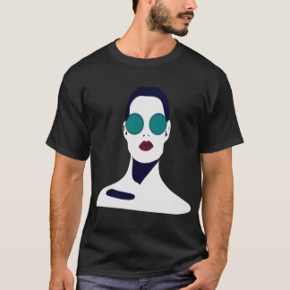 Auch eine Frau in Sonnenbrille T-Shirt