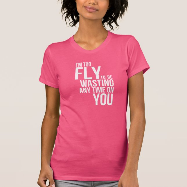 auch FLIEGE T-Shirt (Vorderseite)