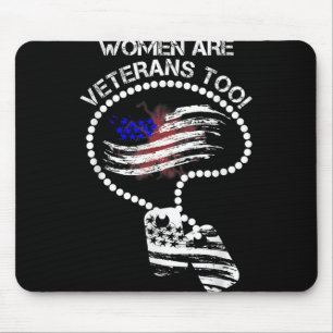 Auch Frauen sind Veteranen Mousepad