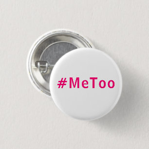 auch ich, #metoo, stolz pink magenta fuchsia weiß button