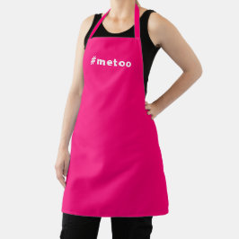 auch ich, #metoo, stolz pink magenta fuchsia weiß schürze