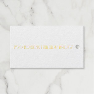 Auch in Friendly Foil-Geschenk-Tag Geschenkanhänger