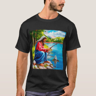 AUCH JESUS HATTE EINE FISCH-GESCHICHTE T-Shirt