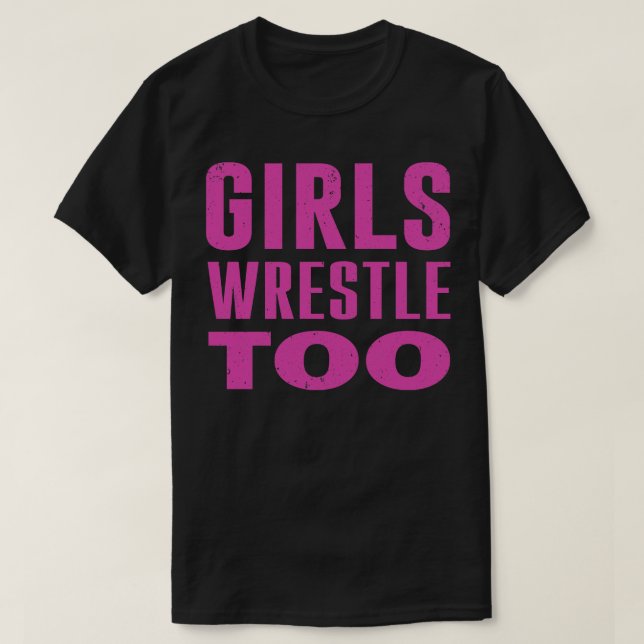 Auch Mädchen kämpfen T-Shirt (Design vorne)