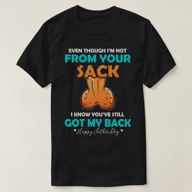 Auch wenn ich nicht aus deinem Sack Funny1 T-Shirt (Design vorne)