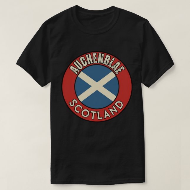 Auchenblae, Schottland T-Shirt (Design vorne)