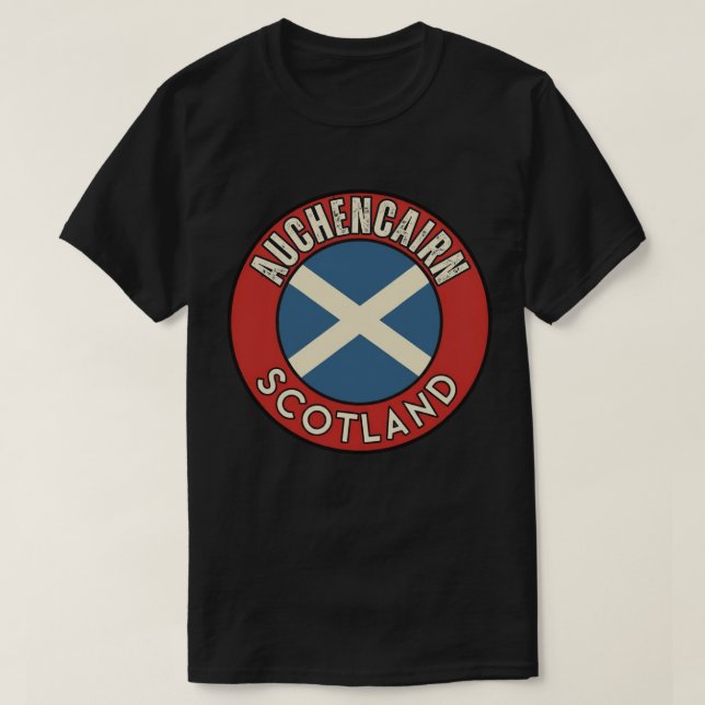 Auchencairn, Schottland T-Shirt (Design vorne)