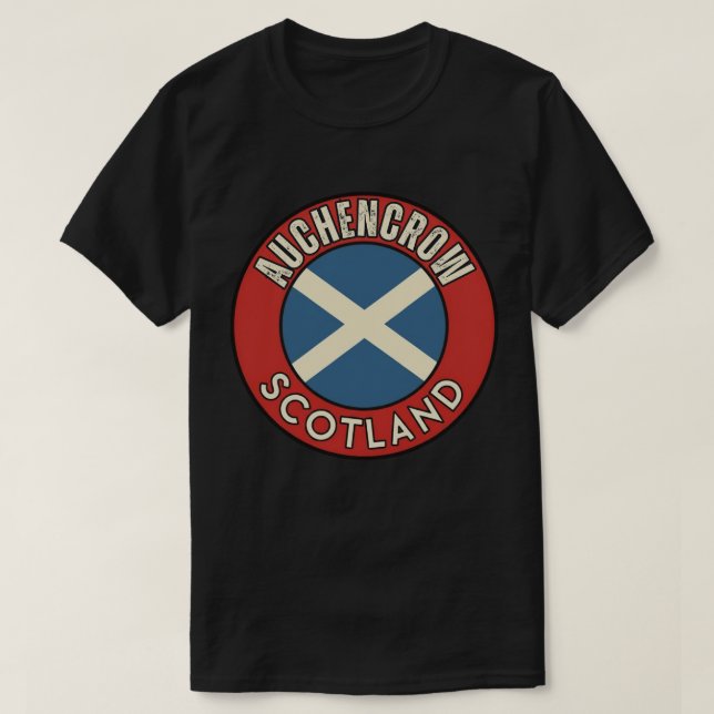 Auchencrow, Schottland T-Shirt (Design vorne)