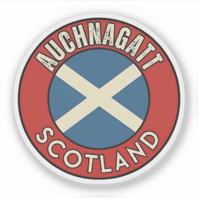 Auchnagatt, Schottland Aufkleber (Vorderseite)