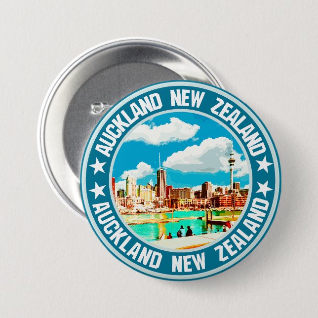 Auckland Button (Vorne & Hinten)