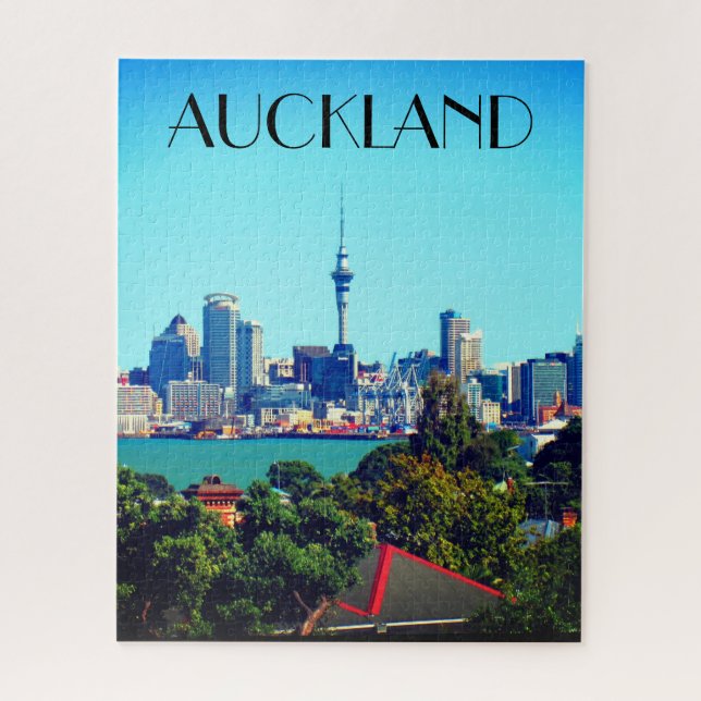 Auckland City Neuseeland Puzzle (Vertikal)