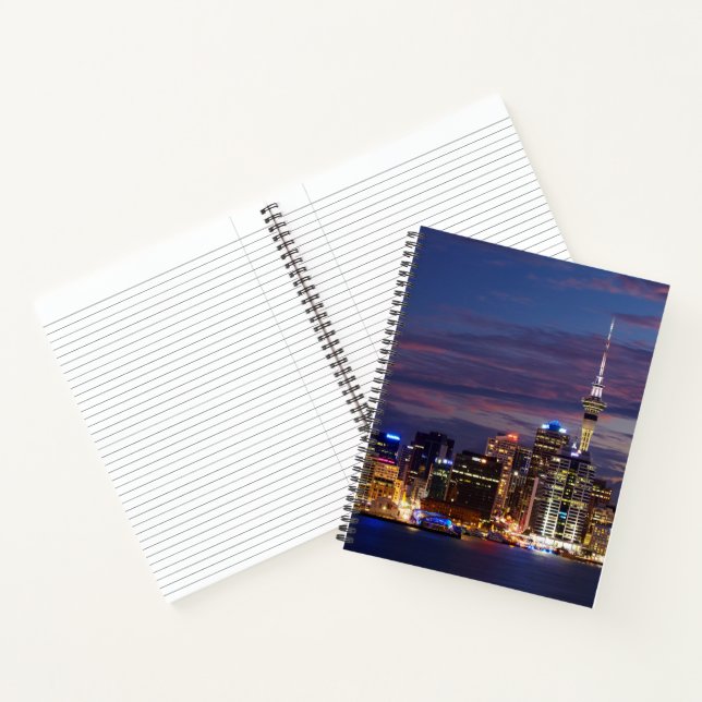 Auckland City Skyline Notizbuch (Innenseite)