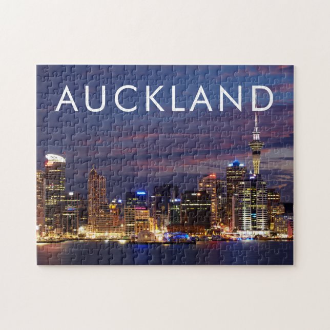 Auckland City Skyline Puzzle (Horizontal)