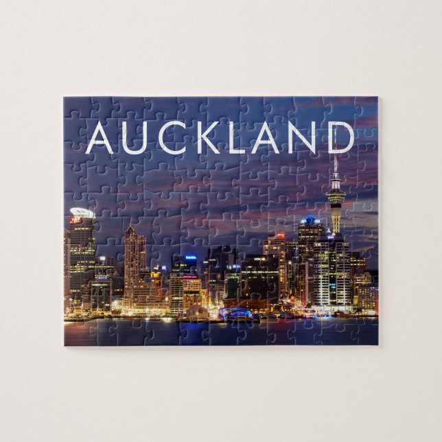 Auckland City Skyline Puzzle (Horizontal)