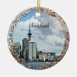 Auckland Cityscape, Keramik Ornament