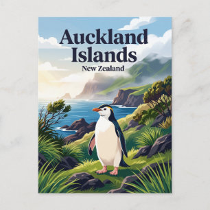 Auckland Islands Neuseeland Postkarte