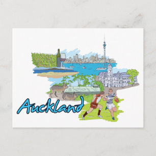 Auckland, Neuseeland Postkarte