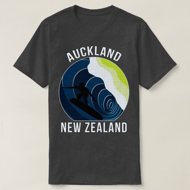 Auckland Neuseeland T-Shirt (Design vorne)