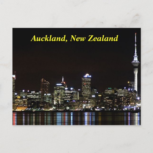 Auckland New Zealand Postcard Postkarte (Vorderseite)