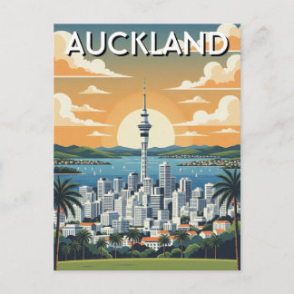 Auckland New Zealand Postcard Postkarte