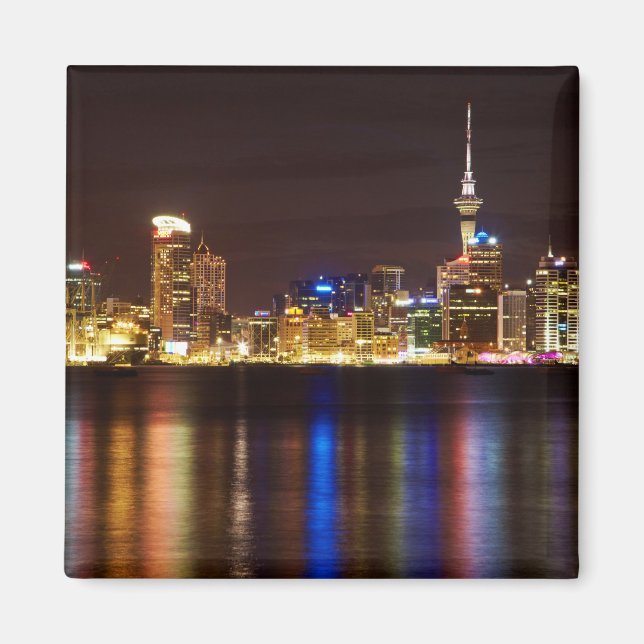 Auckland Night City Magnet (Vorne)