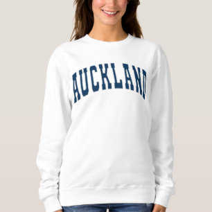 Auckland NZ Vintage Uni Varsity Style Sweatshi Sweatshirt