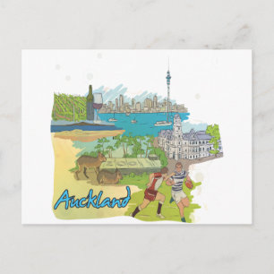 Auckland Postkarte