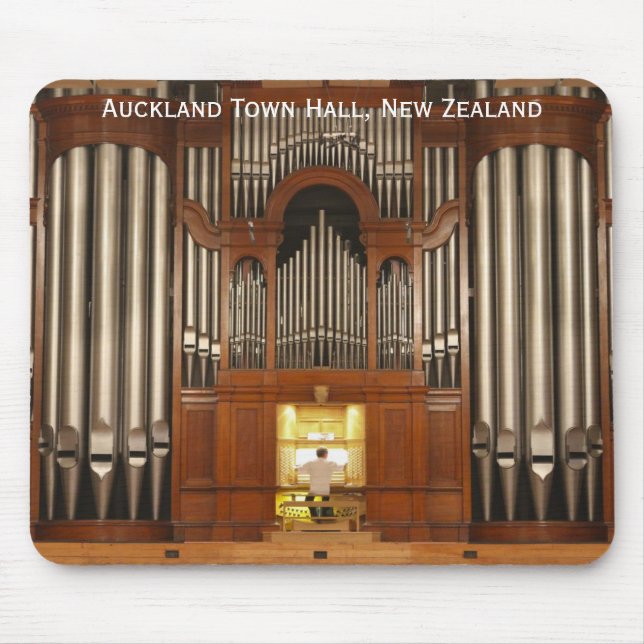 Auckland-Rathaus-Organ mousepad (Vorne)