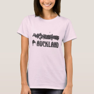 Auckland Skline Neuseeland Vintage Damen-Shirt T-Shirt