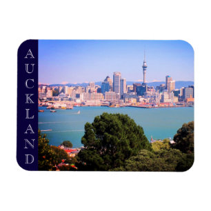 Auckland skyline nz magnet