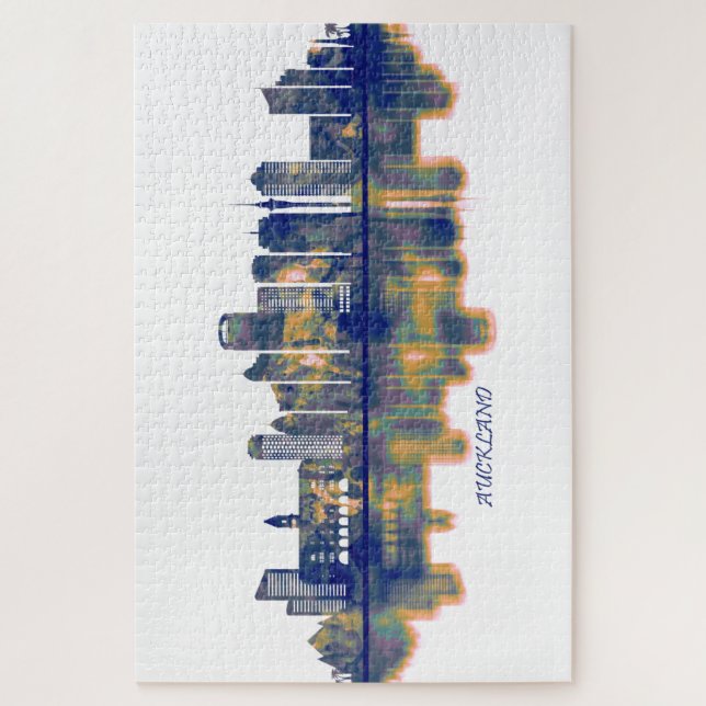 Auckland Skyline Puzzle (Vertikal)