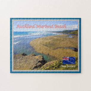 Auckland - Strand von Muriwai - Neuseeland - Puzzle