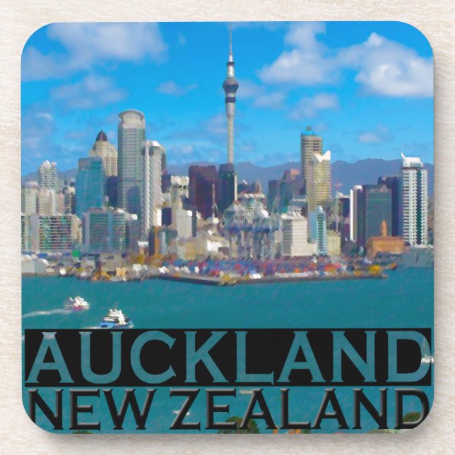 Auckland Untersetzer (Vorderseite)