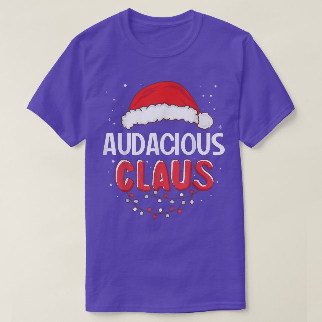 Audacious Weihnachtsmann Weihnachten Matching Kost T-Shirt (Design vorne)