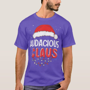 Audacious Weihnachtsmann Weihnachten Matching Kost T-Shirt