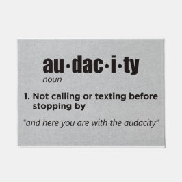 Audacity Doormat Fußmatte