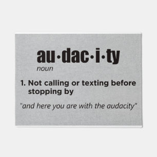 Audacity Doormat Fußmatte