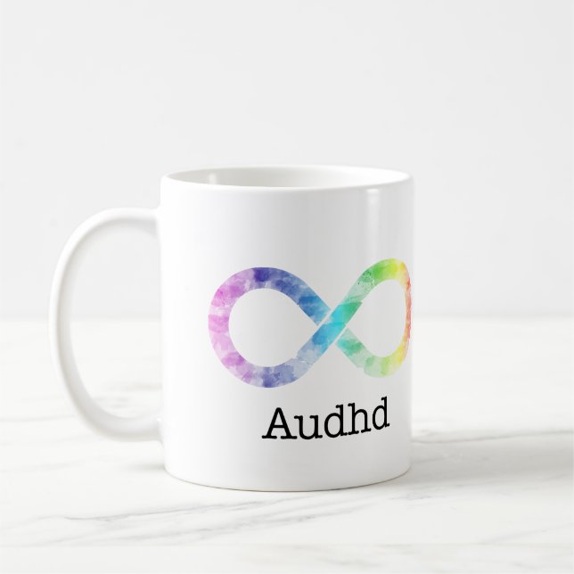 Audhd (adhd und autistisch) Tasse der Neurovielfal (Links)