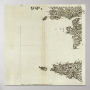 Audierne, rade De Brest Poster