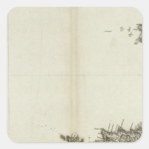 Audierne, rade de Brest Quadratischer Aufkleber