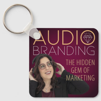 Audio Branding Podcast Keychain Schlüsselanhänger
